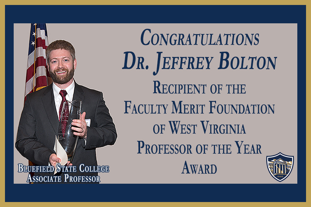 Jeff Bolton, Professor of the Year Award