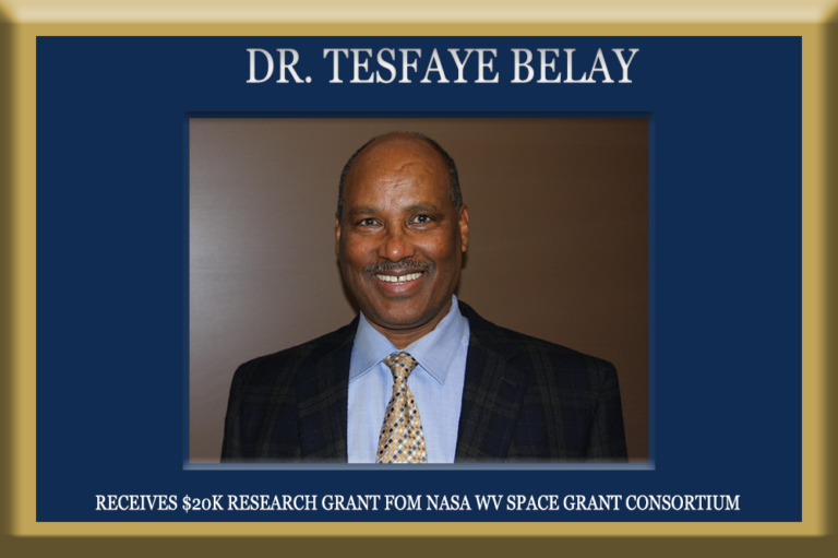 Dr. Tesfaye Belay, BSC Professor, receives $20K Research Grant