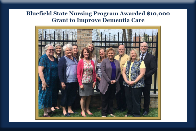 Bluefield State Nursing Program Awarded $10,000 Grant to Improve Dementia Care