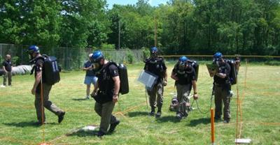 Eleven mine rescue teams competed at BSC during the 13th annual mine rescue competition