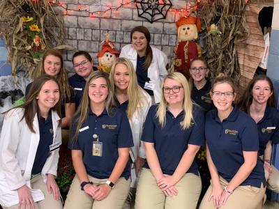 Students in the Associate Degree Radiologic Technology  and Nursing programs participated in the Spooky Science night at Cumberland Heights School on Monday, October 21st. 