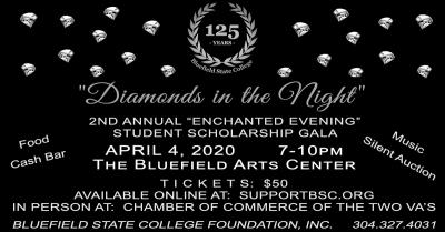 "Diamonds in the Night" Enchanted Evening Set for April 4 at Bluefield Arts Center